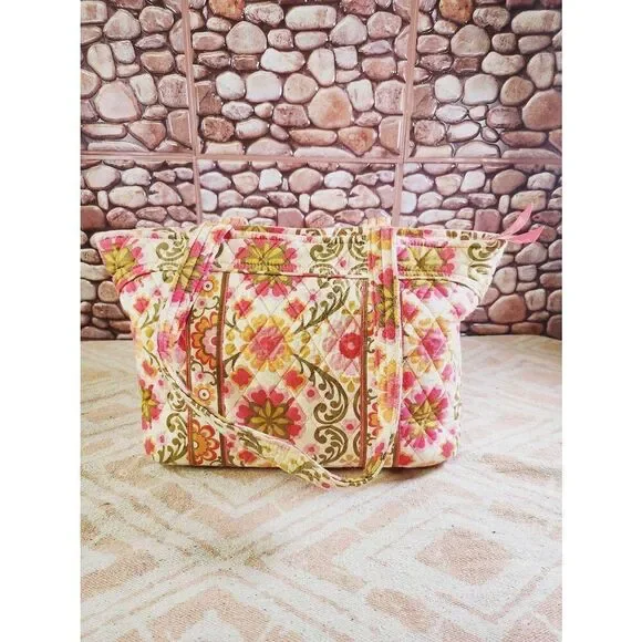 Vera Bradley Floral tote bag purse Folkloric Retired Pattern #A56 - Picture 3 of 10